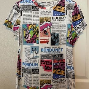 Newspaper soft shirt